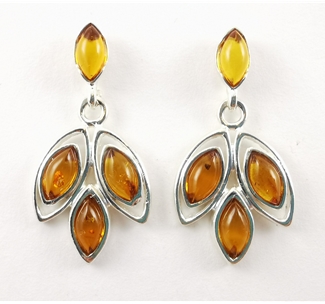 Amber Ear Studs (97) 01