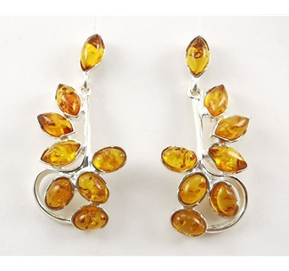 Amber Ear Studs (100) 01