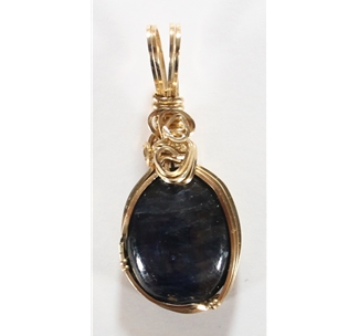 Black Sapphire Pendant