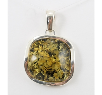 Green Amber Pendant (15)