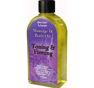 Massage Oil and Bath Oil - Toning and Firming