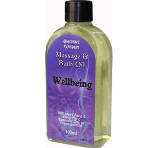 Massage Oil and Bath Oil - Well Being