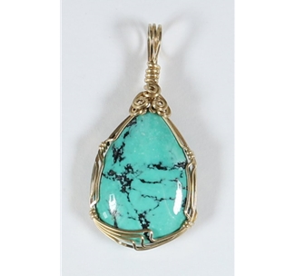 Turquoise Pendant (03)