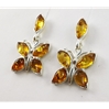 Amber Ear Studs (98) 03