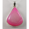 Pink Druzy Agate Pendant (02) 01