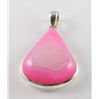 Pink Druzy Agate Pendant (02) 02