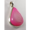 Pink Druzy Agate Pendant (02) 03