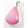 Pink Druzy Agate Pendant (02) 04