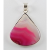 Pink Druzy Agate Pendant (03) 01