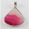 Pink Druzy Agate Pendant (03) 02