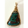 Turquoise Malachite Cuprite Pendant (01) 01