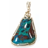 Turquoise Malachite Cuprite Pendant (01) 02