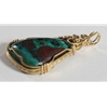 Turquoise Malachite Cuprite Pendant (01) 05